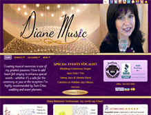 Tablet Screenshot of dianemusic.com